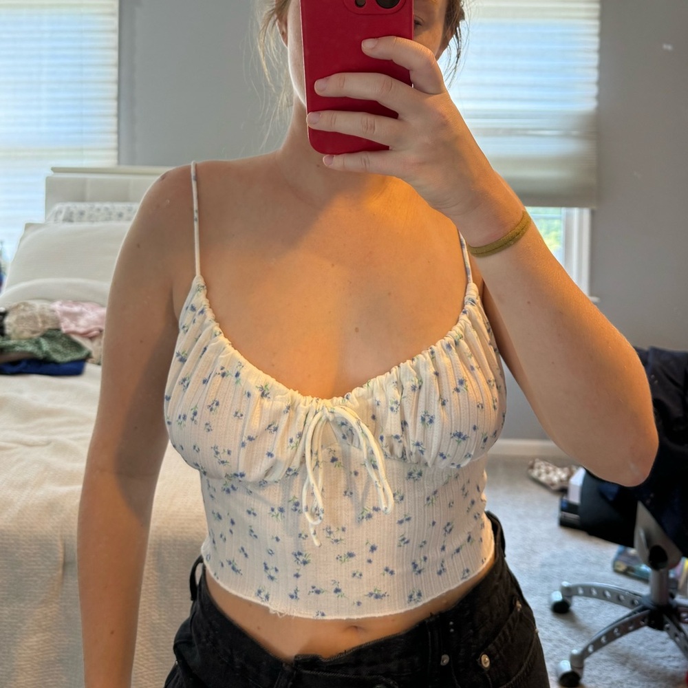 princess polly white floral top